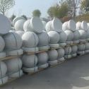 石家庄 白麻花岗岩石材圆球，石球，挡车球，隔离球，景观石球，风水球等