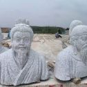 石家庄 白麻花岗岩石材人物立体雕刻