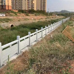 石家庄 白麻河道栏杆效果展示图