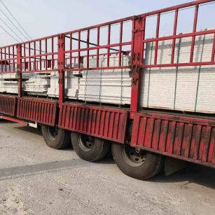 石家庄 白麻荔枝面外墙干挂，工厂装车日常