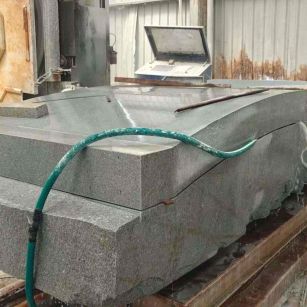 石家庄 芝麻灰异型加工-拱桥