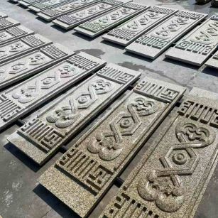 石家庄 黄金麻花岗岩外墙雕刻板