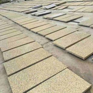 石家庄 黄金麻荔枝地铺石面排板