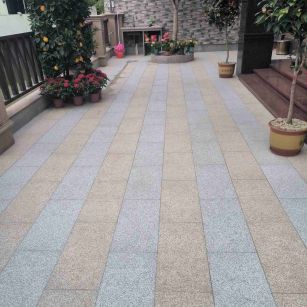 石家庄 黄金麻白麻荔枝面庭院铺装展示