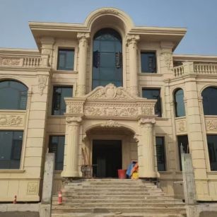 石家庄 黄金麻花岗岩别墅外墙干挂