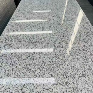 石家庄 白麻花岗岩光面毛板