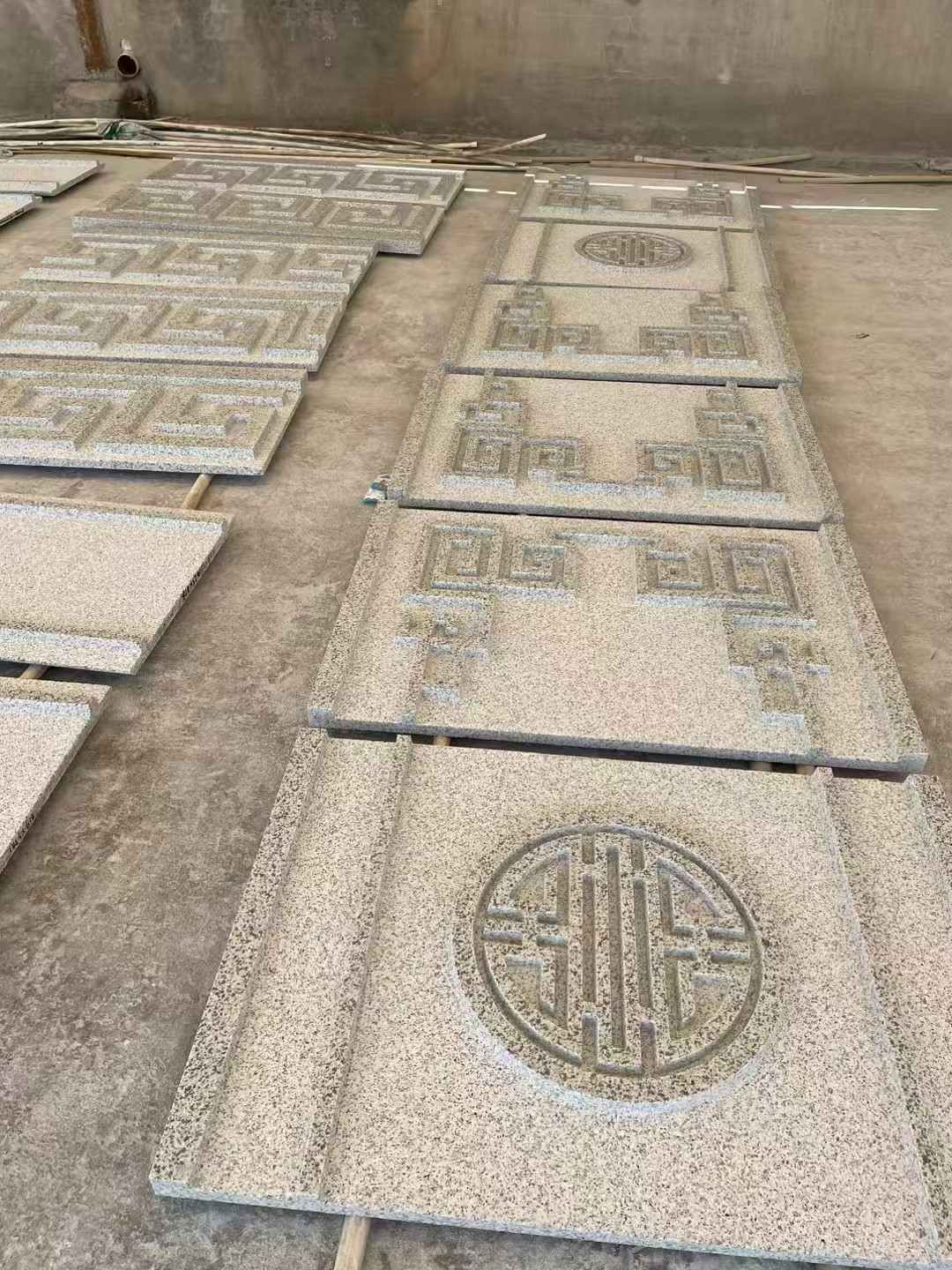 石家庄 白麻花岗岩外墙立面雕刻板