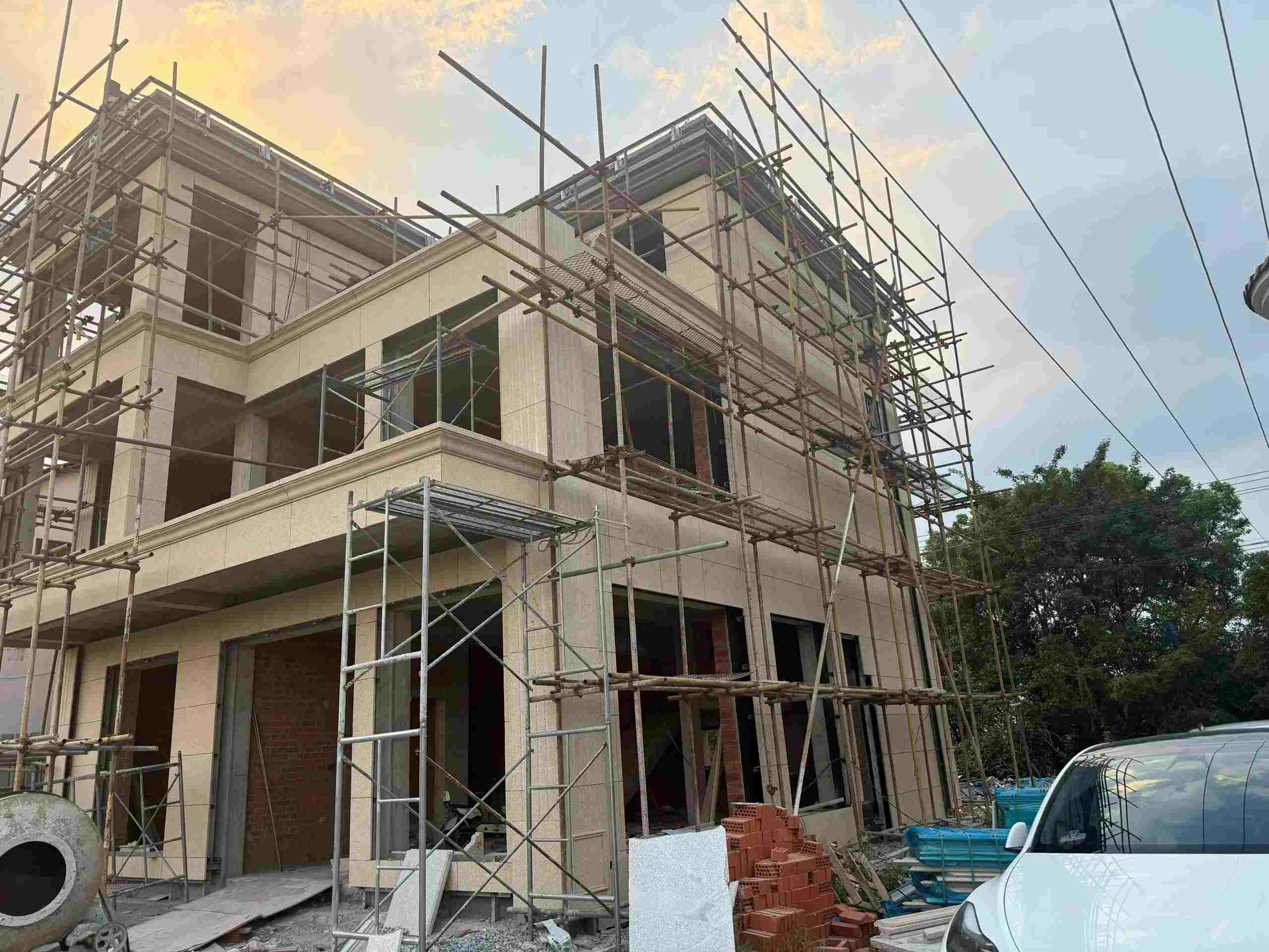 石家庄 黄金麻荔枝面花岗岩外墙干挂