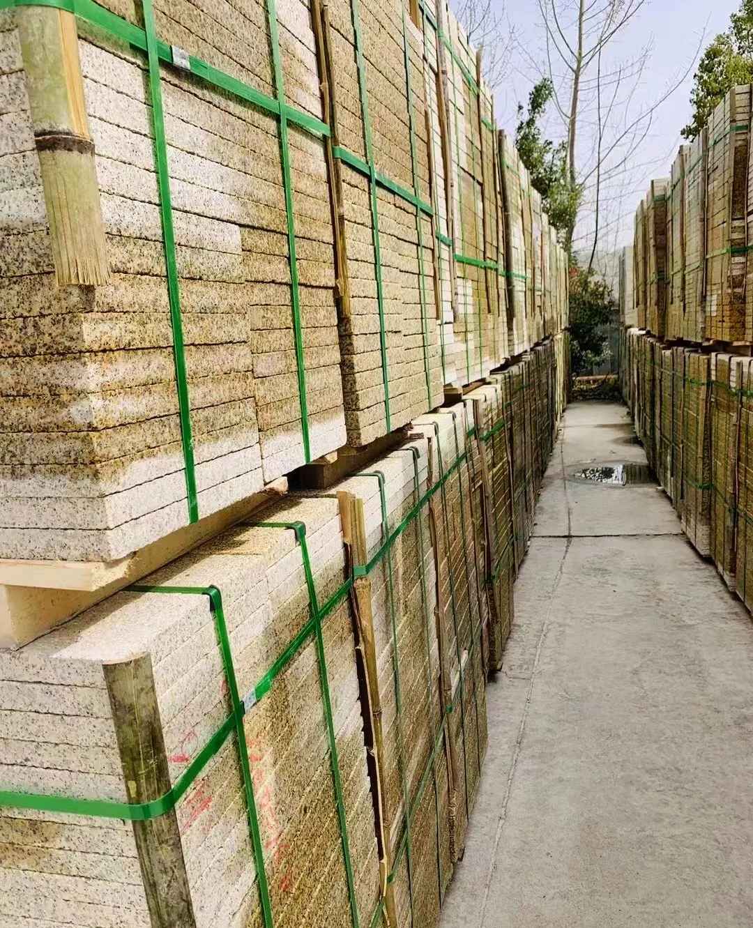 石家庄 黄金麻花岗岩荔枝面地铺石