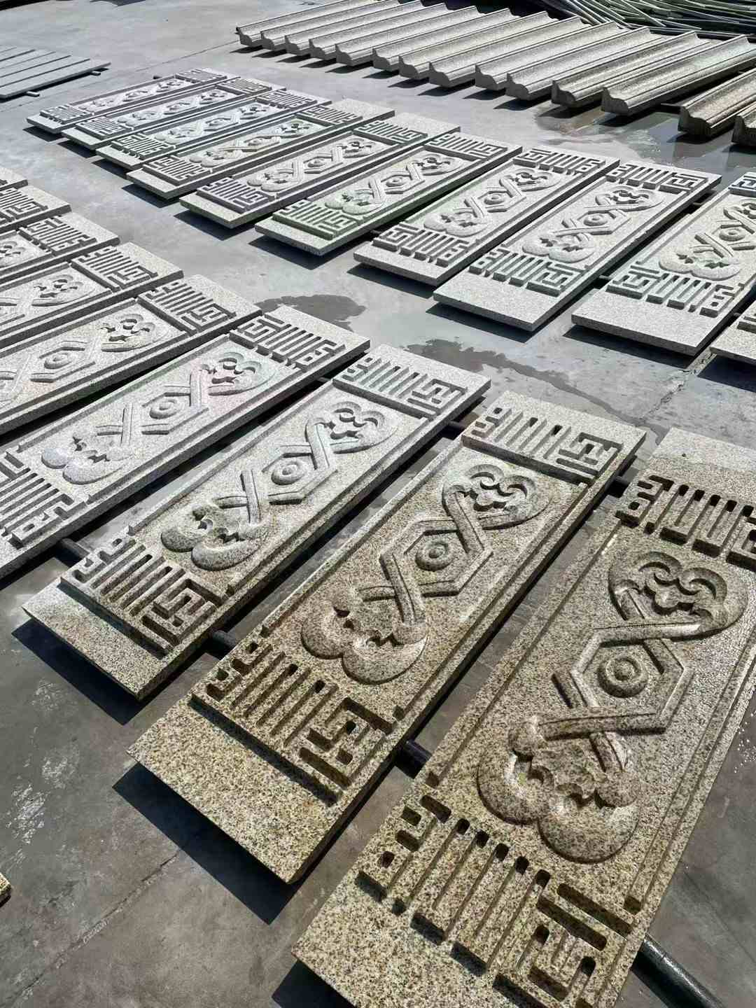 石家庄 黄金麻花岗岩外墙雕刻板