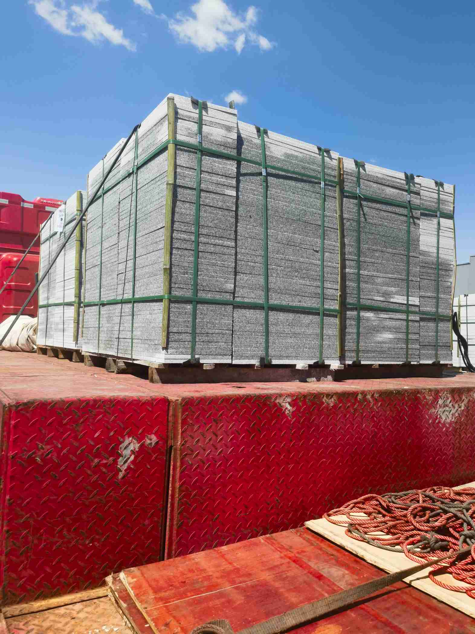 石家庄 芝麻白火烧规格板地铺石300*600/600*600