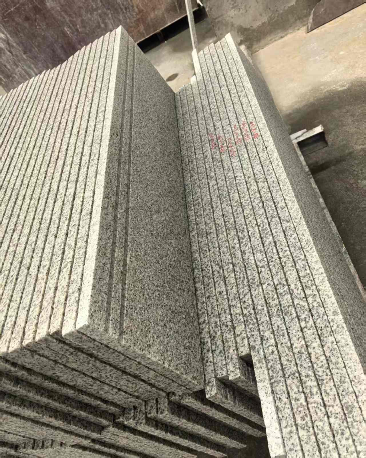 石家庄 白麻荔枝面花岗岩楼梯踏步