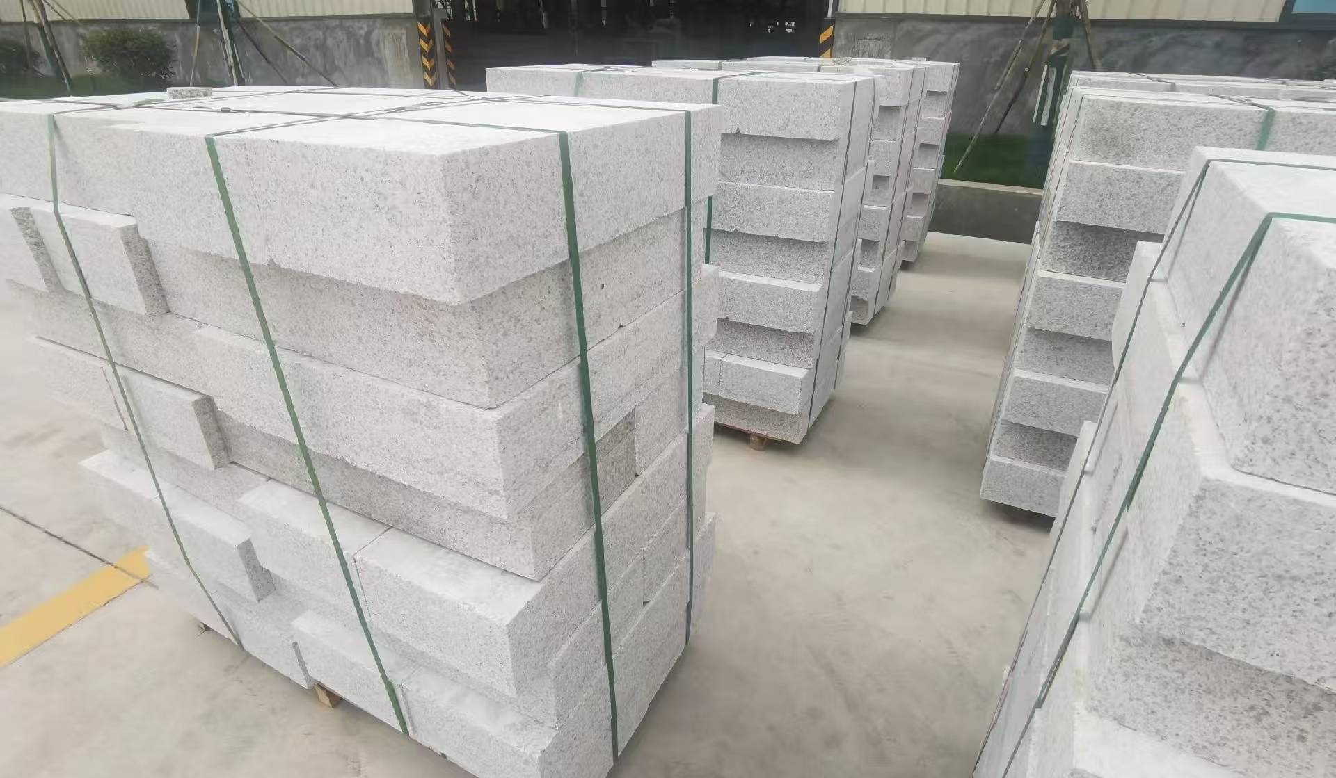 石家庄 白麻花岗岩路沿石，立缘石，平缘石，路牙石，道牙石，马路牙子等