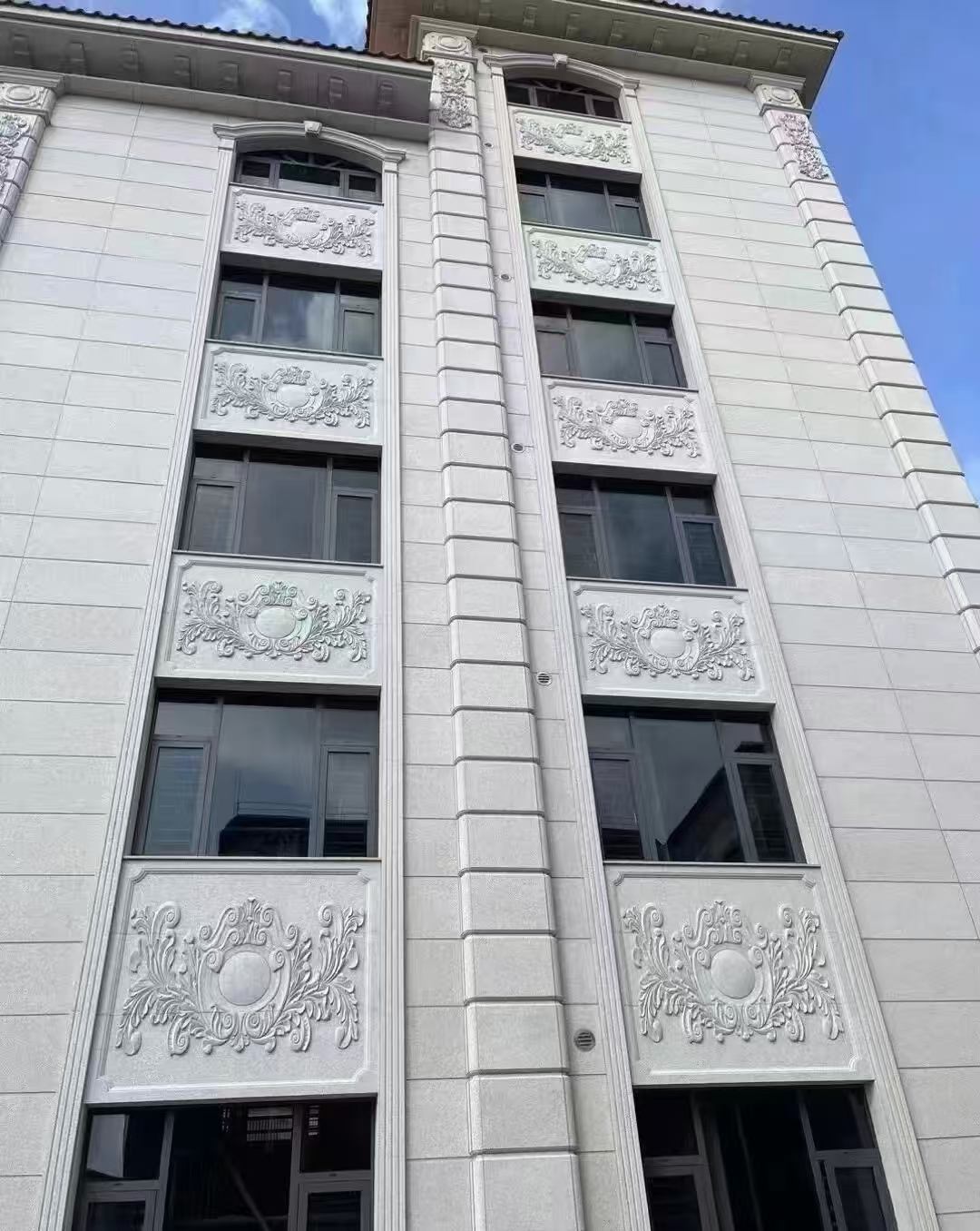 石家庄 白麻荔枝面花岗岩别墅外墙干挂