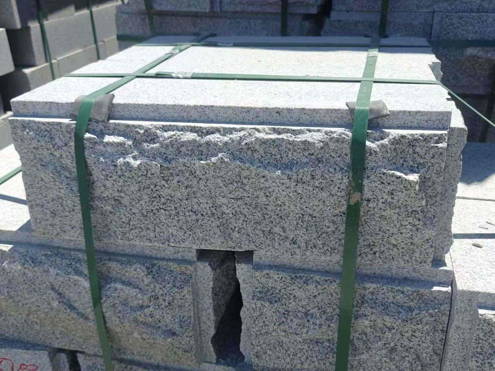 石家庄 芝麻白花岗岩自然面成品