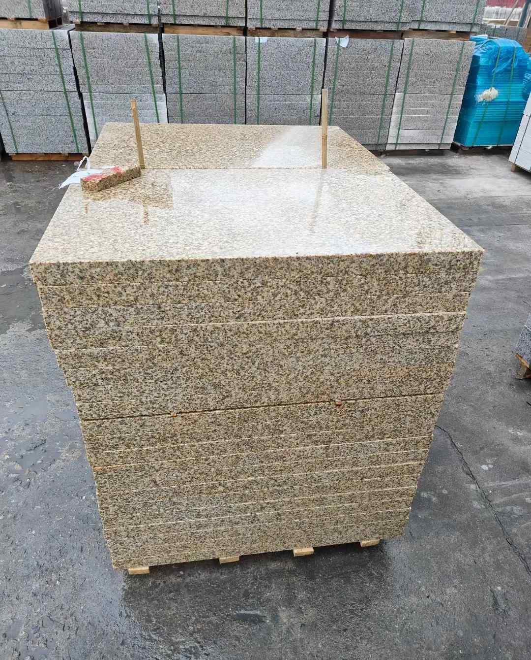 石家庄 湖北黄金麻花岗岩石材荔枝面外墙石材