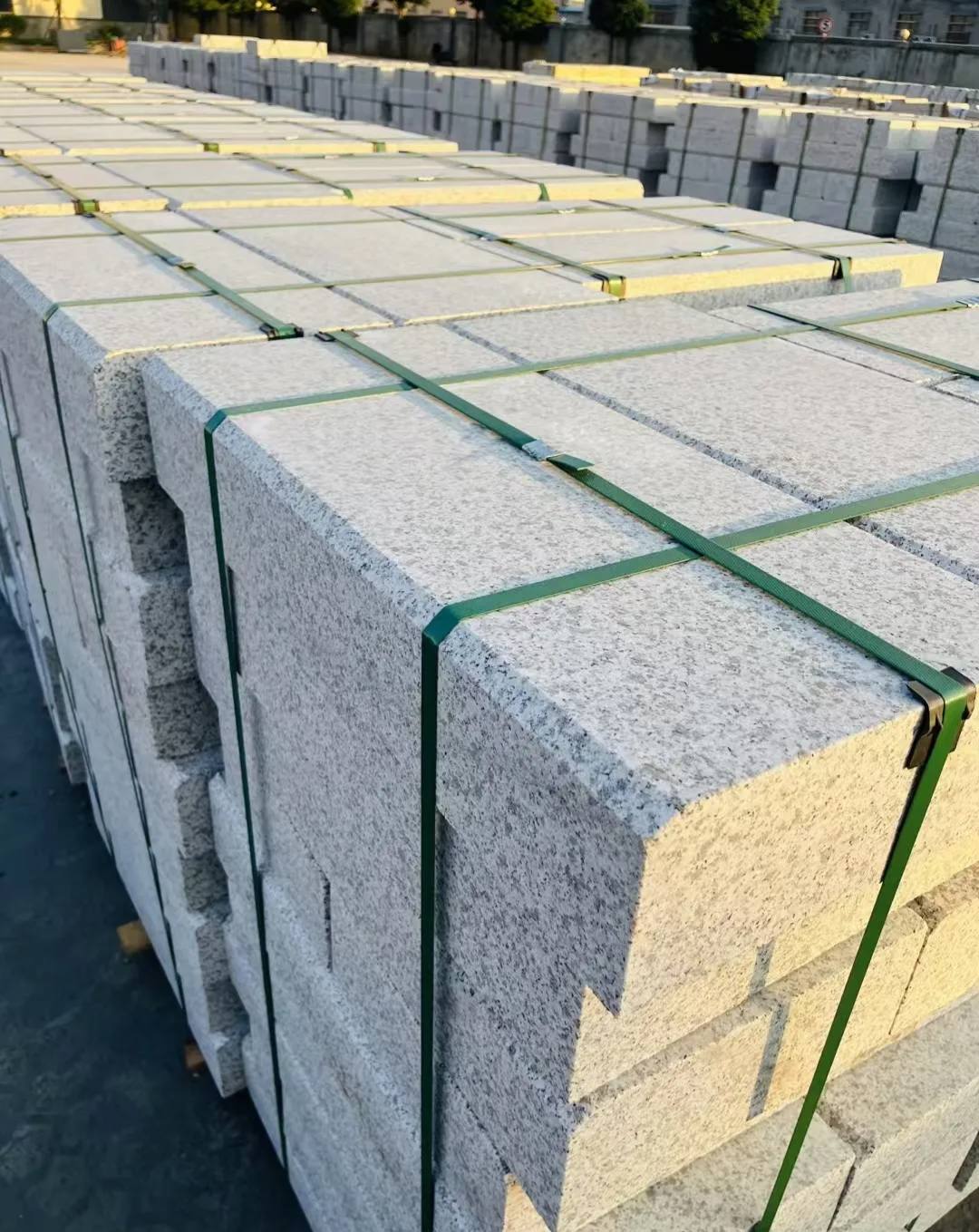 石家庄 白麻花岗岩路沿石，马路牙子，路缘石，平石，立缘石等