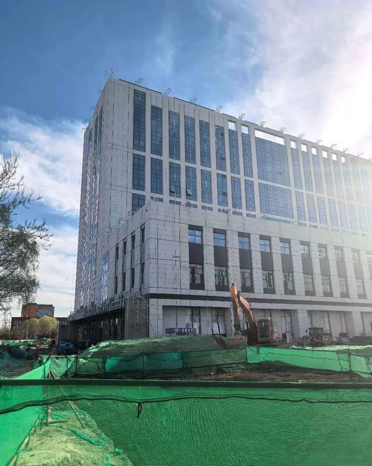 石家庄 白麻花岗岩石材外墙干挂