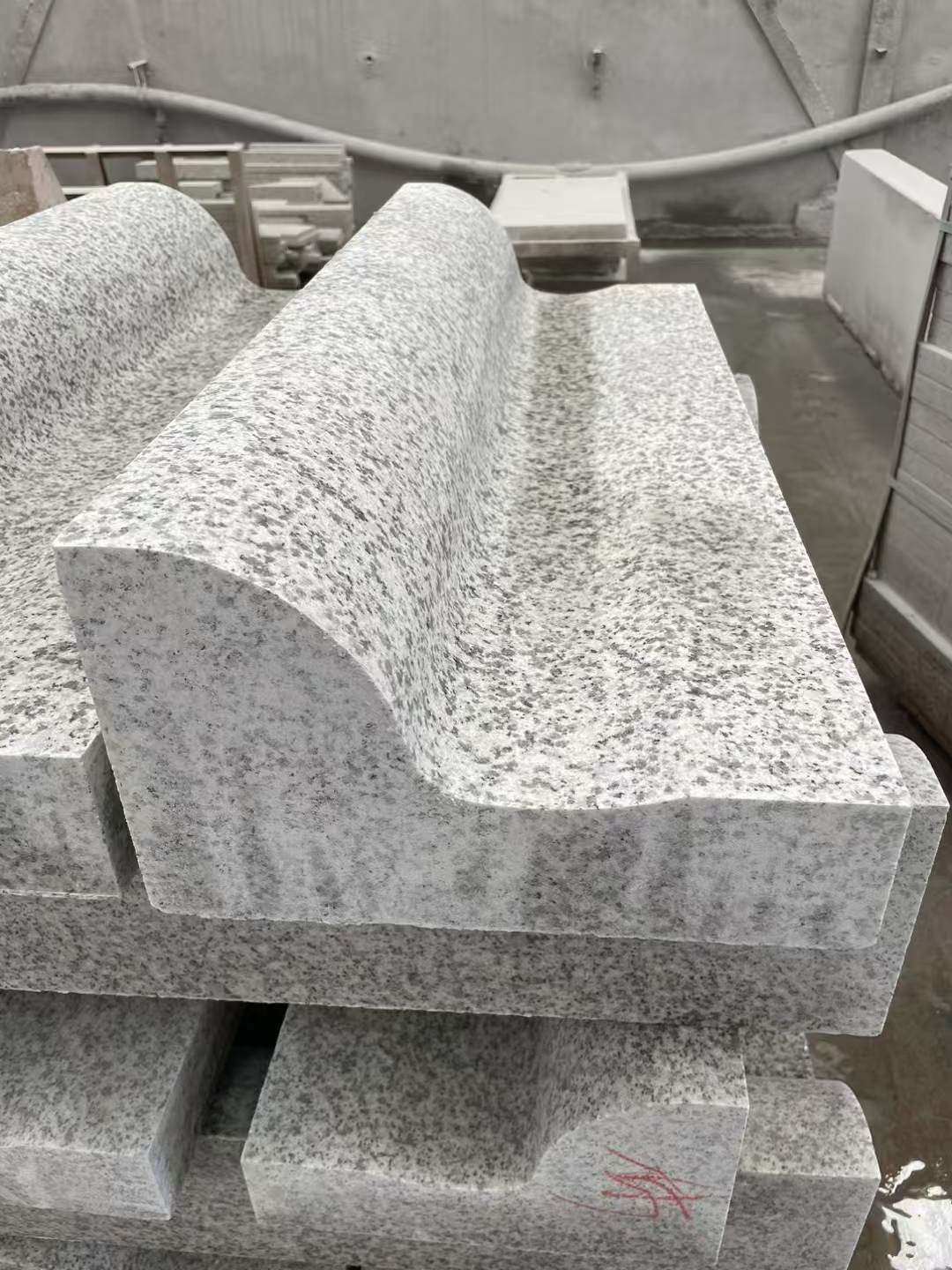 石家庄 白麻花岗岩S型路沿石，路侧石，马路牙子等