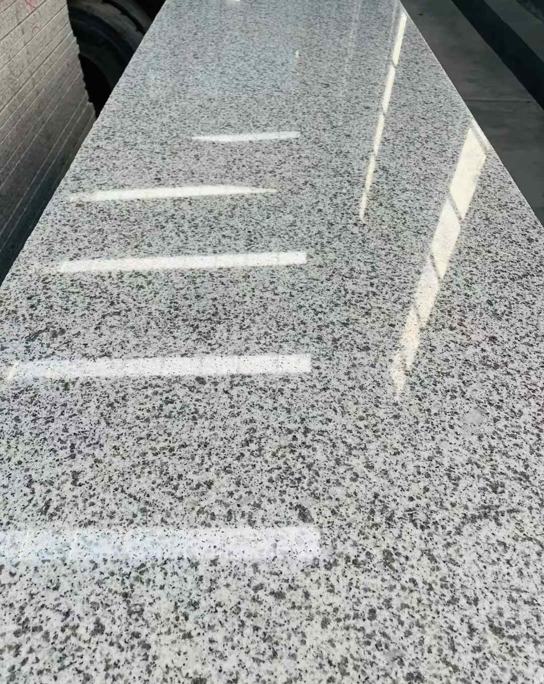 石家庄 白麻花岗岩光面毛板